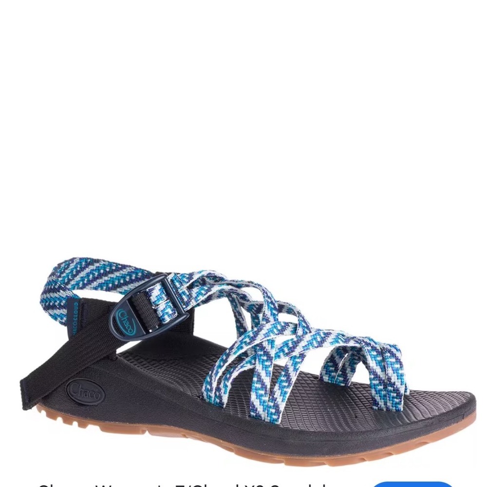 Chaco Z/Cloud X2 Pivot Navy Sport Hiking Sandals Women's Size 10
